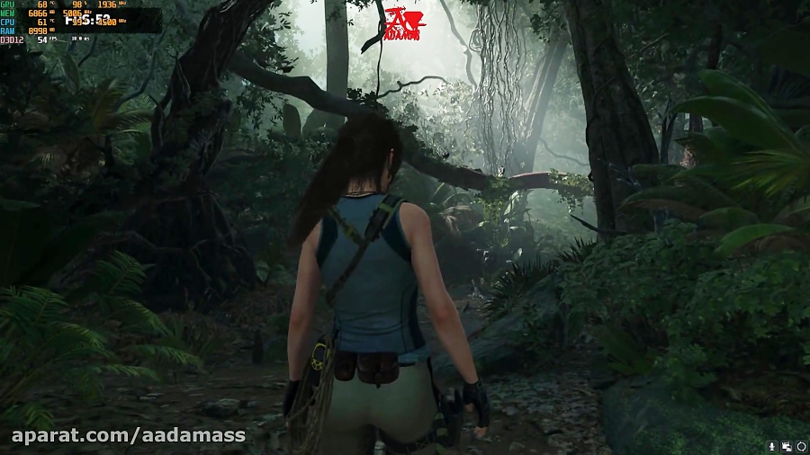 بنچمارک داخل بازی تام رایدر Shadow Of The Tomb Raider