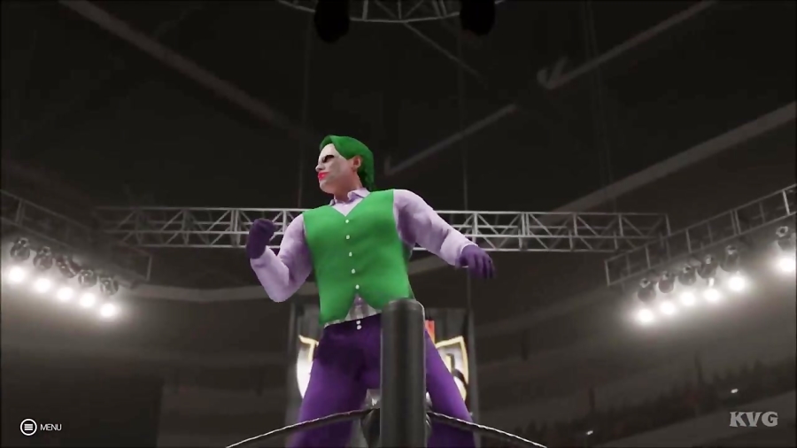 گیم پلی wwe 2k19 بتمن و جوکر