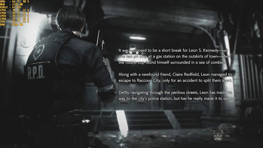 FULLHD | گیم پلی و بنچمارک Resident Evil 2 Remake