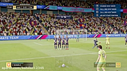 ضربه آزاد زیبای اریکسن FIFA 19