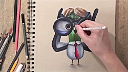 STORKS MOVIE Drawing Detective Pigeon Toady