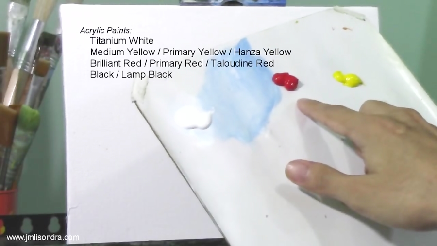 Acrylic Painting Lesson How to Paint Bricks by JM Lisondra