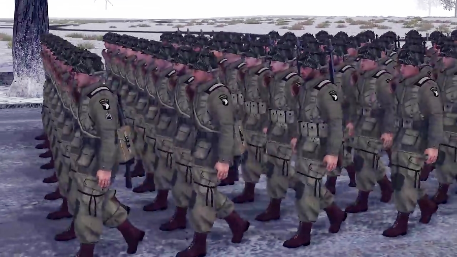 رژه ارتش آمریکا در بازی men of war