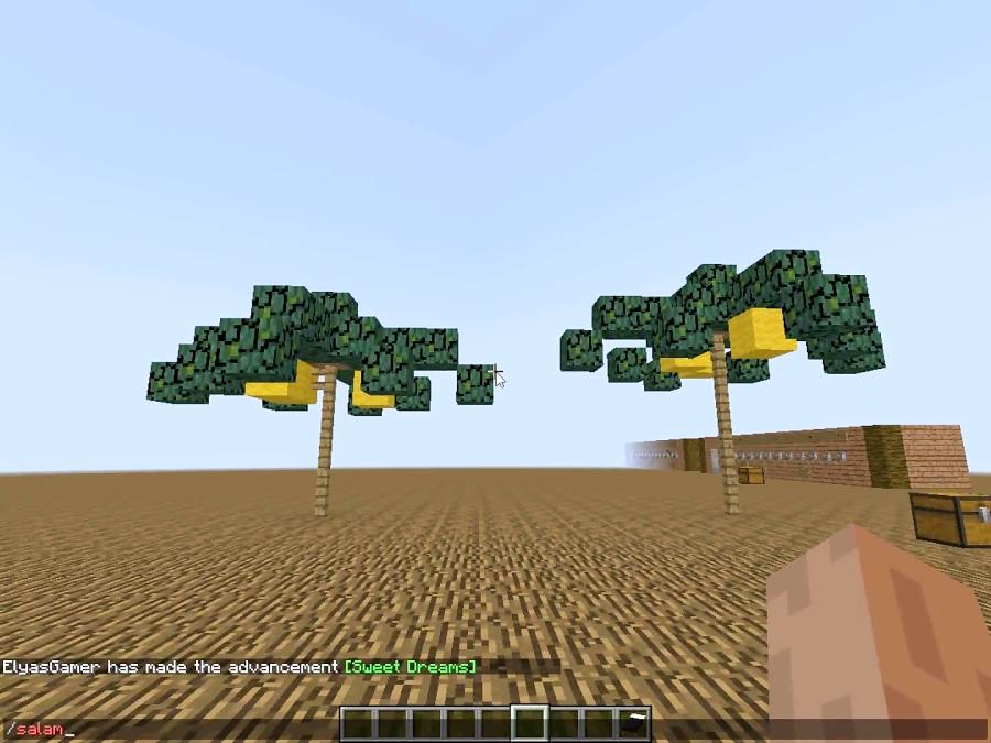 آموزش ساخت درخت نخل ( تزئینی ) در ماینکرافت با ElyasGamer