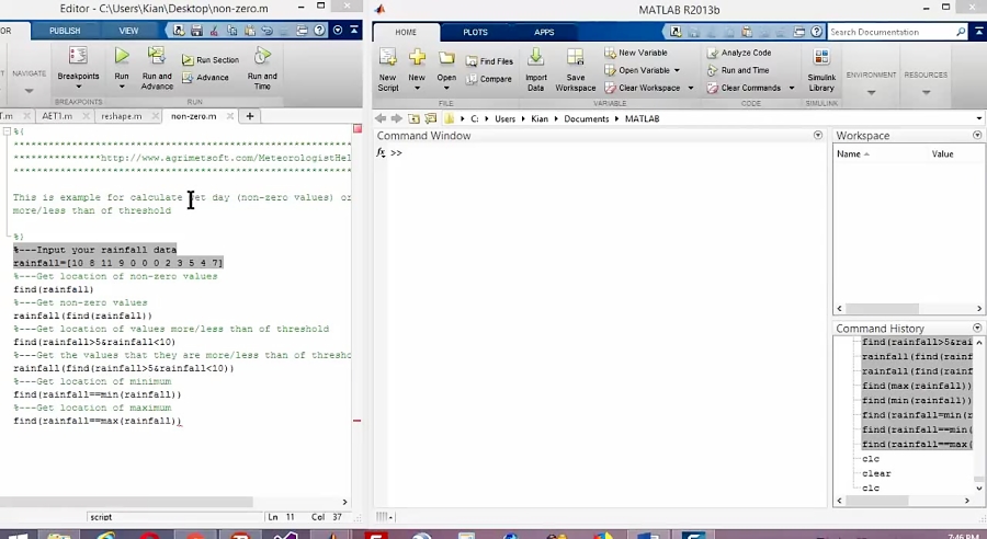 how-to-calculate-wet-day-non-zero-values-values-by-matlab