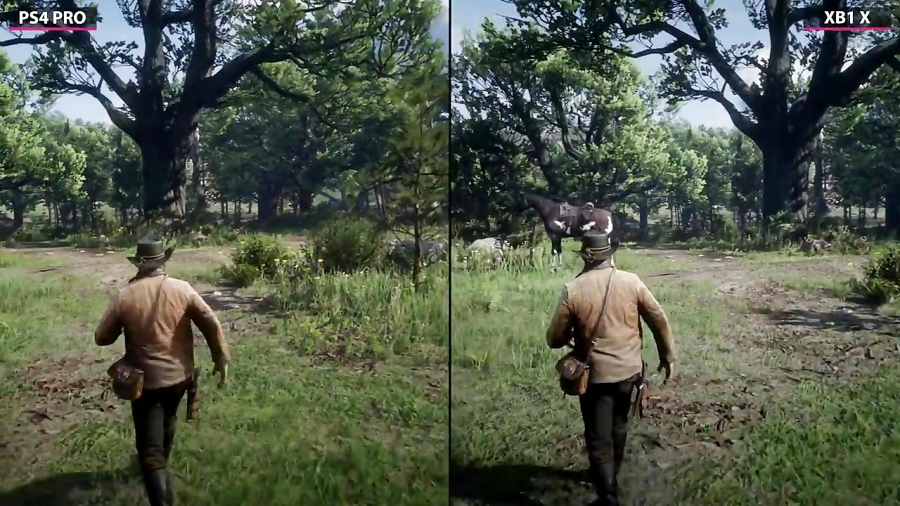 مقایسه کیفیت و گرافیک بازی Red Dead Redemption 2 در PS4 Pro و Xbox One X