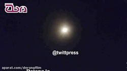 لحظه نابودی موشک اسرائیلی توسط اس 300 روسی در سوریه لحظه نابودی موشک اسرائ...