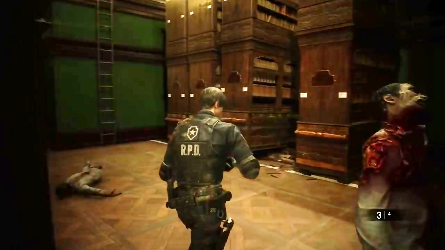 RESIDENT EVIL 2 REMAKE Walkthrough Gameplay Part 6 - TYRANT (RE2 LEON)