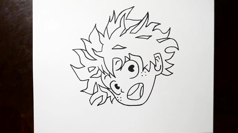 How To Draw Deku Using The Name Deku Boku No Hero Academia Anime ヒロアカ دیدئو Dideo