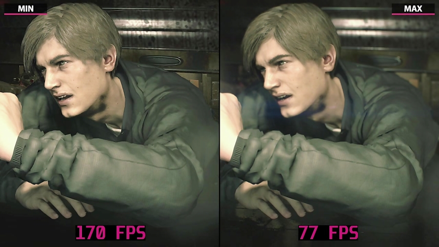 مقایسه گرافیکی بازی Resident Evil 2 Remake در بالاترین و پایین ترین تنظیمات