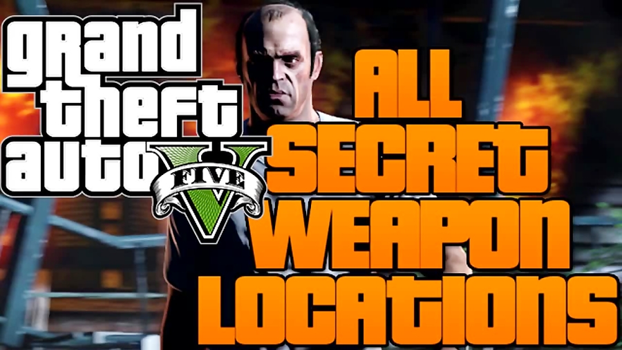Grand Theft Auto V - ALL SECRET WEAPON LOCATIONS! ( How To Get Hidden Weapons! )