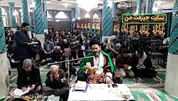 قرائت دعای ندبه توسط حجت الاسلام سیدعلی حسینی در مسجد ولیعصر (عج) جیرفت