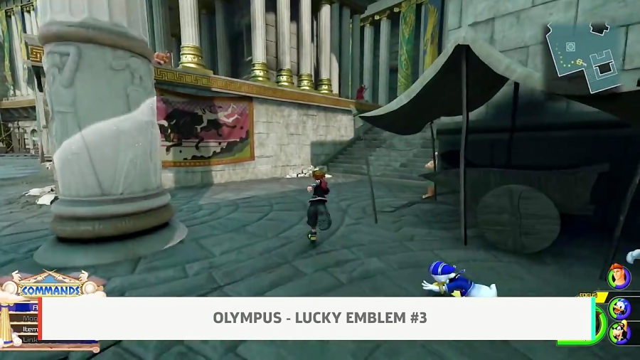 راهنمای کامل محل Lucky Emblem در بازی Kingdom Hearts III