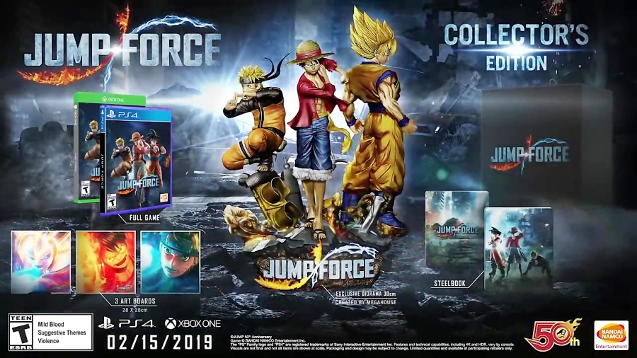 تریلر معرفی دو شخصیت Jotaro و DIO در بازی Jump Force
