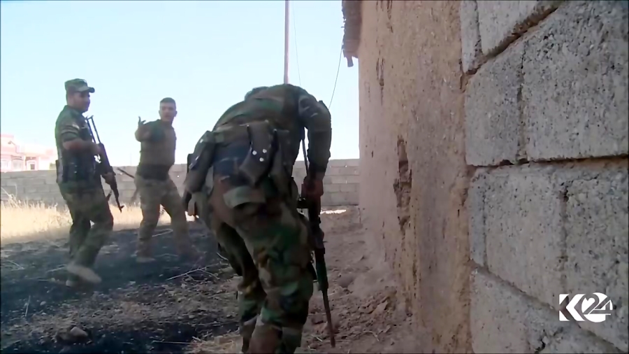 نبرد کردها با داعش حوالی موصل