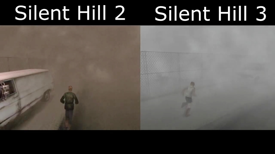 مقایسه گرافیکی Silent Hill 2 و Silent Hill 3