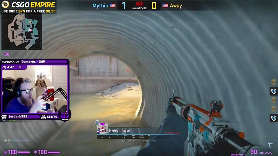 SCREAM REVEALS MOUSE! S1MPLE HITS A TRIPLE! CS:GO Twitch Clips