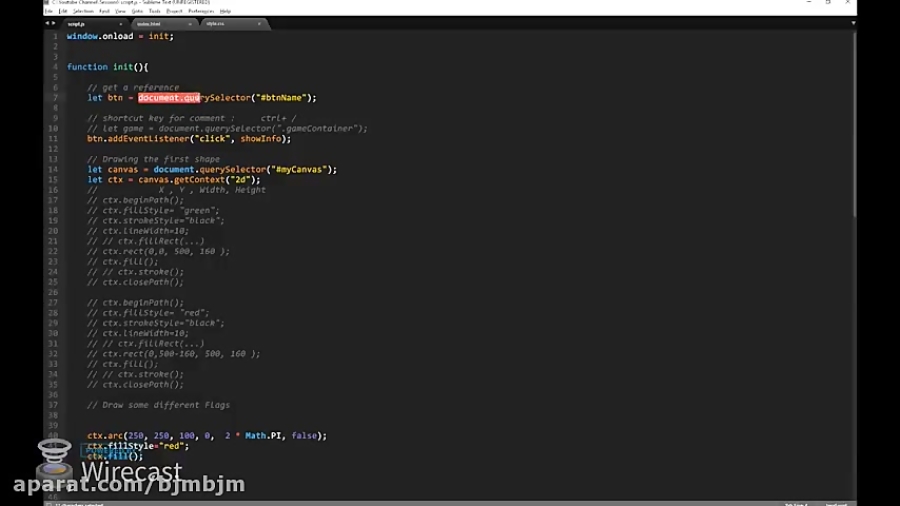 HTML - آموزش طراحی وب سایت - طراحی بازی با جاوا اسکریپت - جلسه 6