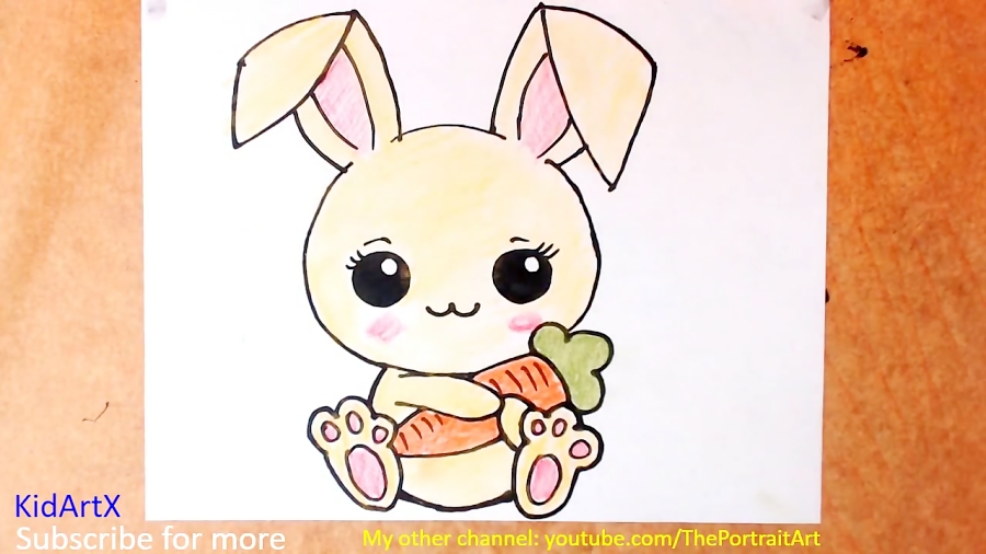 How To Draw A Cute Bunny Step By Step