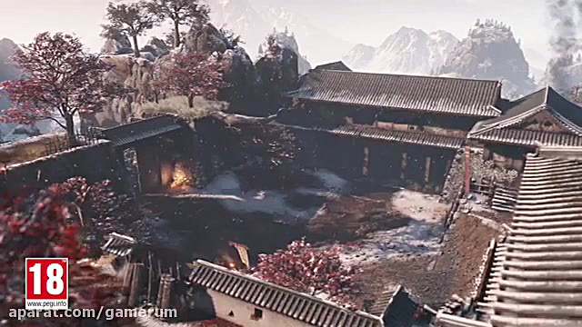 تیزر جدید از بازی sekiro  و معرفی باس فایت  general tenzen yamauchi زمان18ثانیه