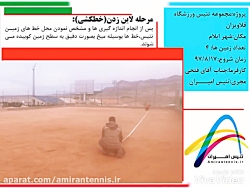 ساخت و احداث زمین تنیس حرفه ای...