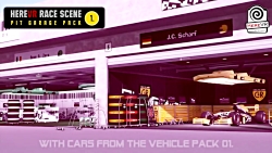 HereVR Race Scene Pit Garage Pack Update 1.02