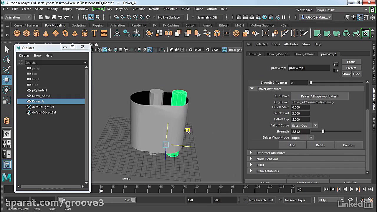 دانلود آموزش ﻿مایا - از Prox Wrap استفاده کنید پوسیدگی دندان