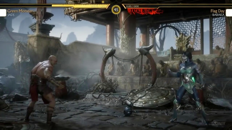 Mortal kombat 11 - JADE vs. Baraka/Sonya Gameplay ( 2019 ) MK11