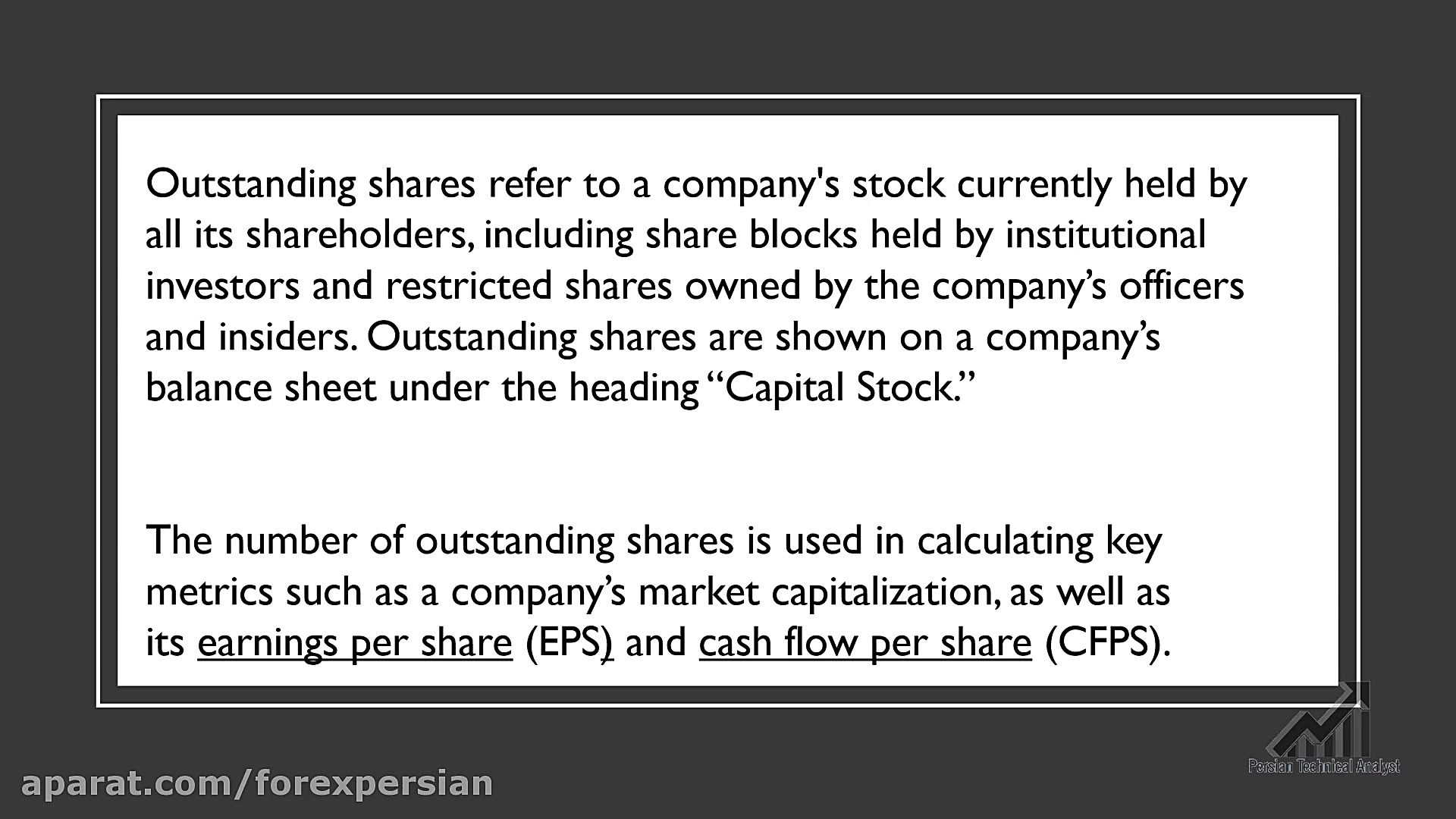 راهنمای , موفقیت , بازار , سهام , قسمت , Market , Cap , Outstanding , Share , EPS , افتتاح , حساب
http: , share , robinhood , com , rezak4
وبسایت
https: , www , persiantechnicalanalyst , تلگرام
https: , PTA11
فیسبوک
https: , facebook , Persiantechnicalanalyst
اینستاگرام
https: , instagram , نظرات , ارزشمند , نصیب , مگذارید
برای , ارتباط , آدرس , fpersian@mail , com
از , تحلیل , تکنیکال , انتخاب , اید , سپاسگذاریم