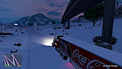 تبلیغ خلاقانه کوکاکولا توسط کامیون های مخصوص تو بازی GTA V
