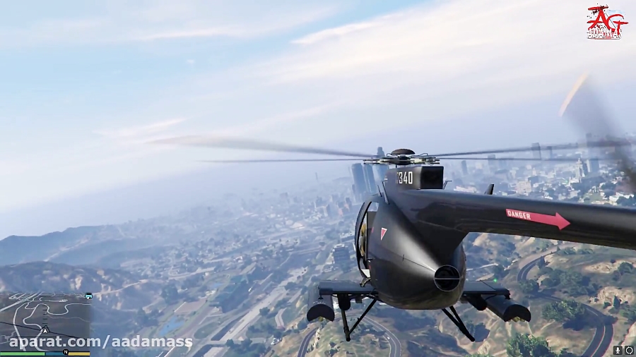 GTA V گیم پلی هلیکوپتر