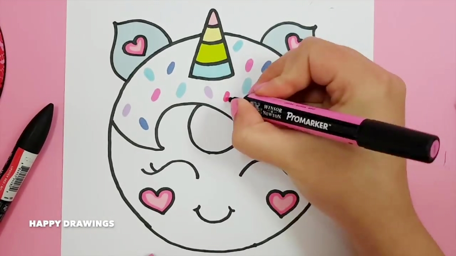 How To Draw A Unicorn Donut Easy - Fight for This