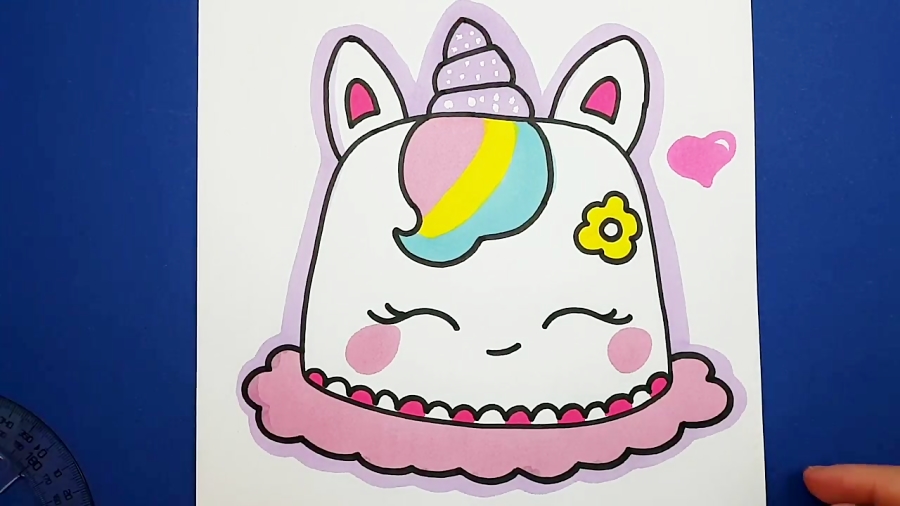 How To Draw Cute And Easy Unicorn Cake لم يسبق له مثيل الصور