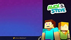 انیمیشن کوتاه steve and alex ماینکرفت۲ انیمیشن کوتاه steve and alex ...