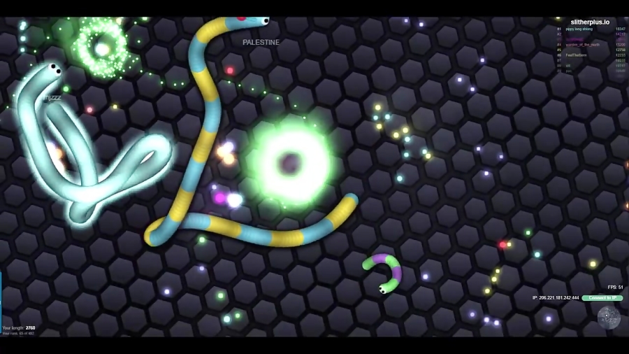 Slither.io Funniest Invisible Ninja Trolling Longest Snake In Slitherio!