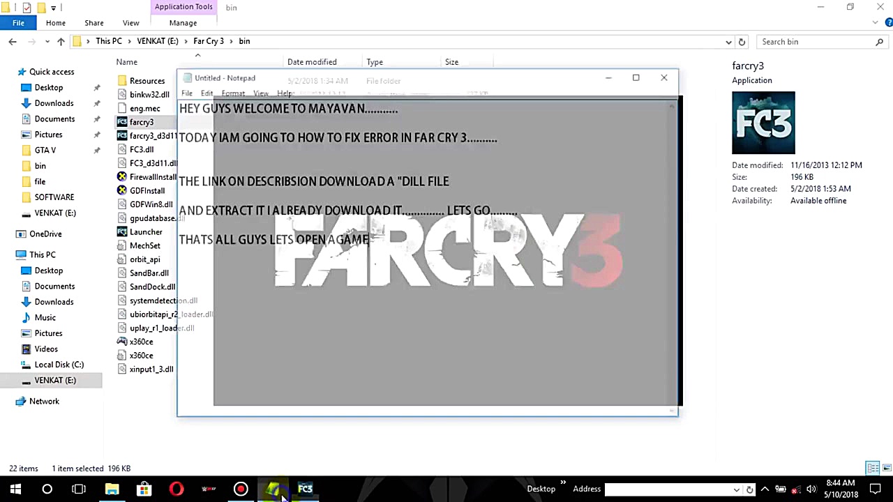how to fix ubiorbitapi_r2_loader.dll problem in farcry3 کلینیک پوست