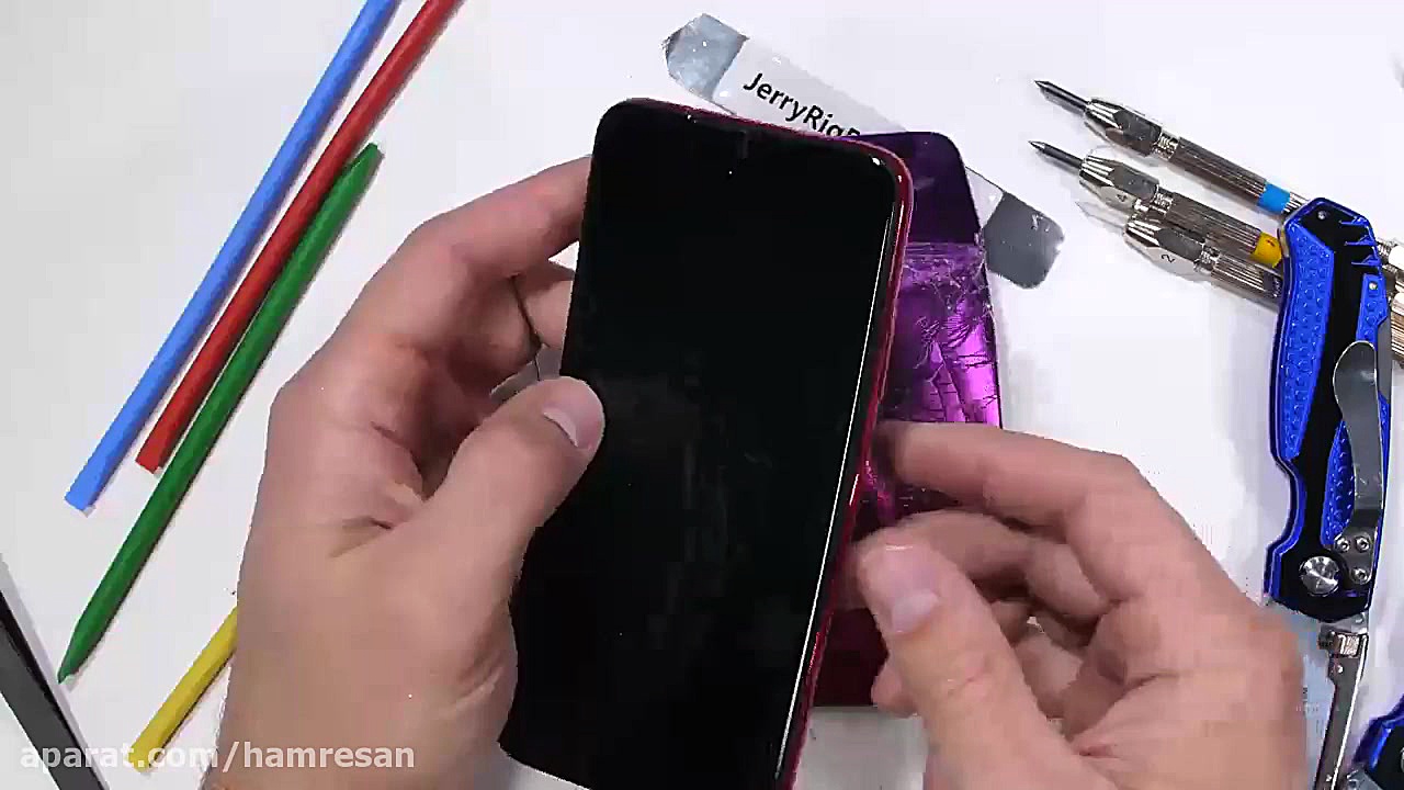 تست گوشی Redmi Note 7 منافذ باز پوست