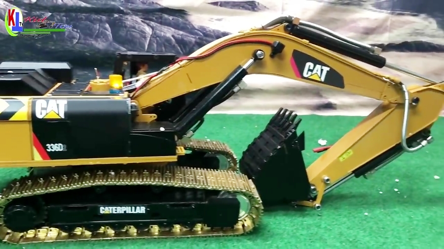 rc excavator unboxing