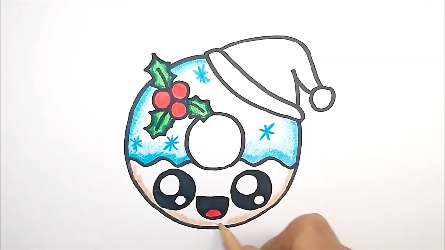 HOW TO DRAW A CHRISTMAS CANDY