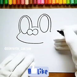 آموزش نقاشی برای کودکان ۴ قورب...