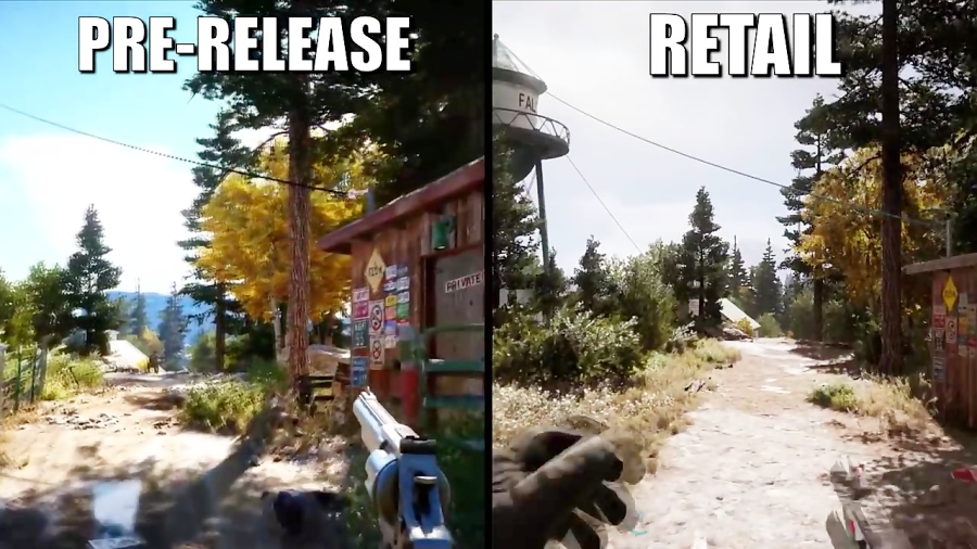 Far Cry 5 - E3 vs Retail