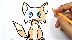 Respondendo a @sophi Raposa fofinha fox #pintar #pintando #desenhos #