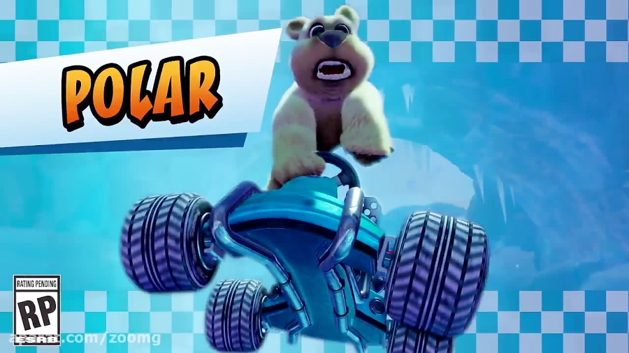 گیم پلی شخصیت Polar بازی Crash Team Racing Nitro-Fueled - زومجی