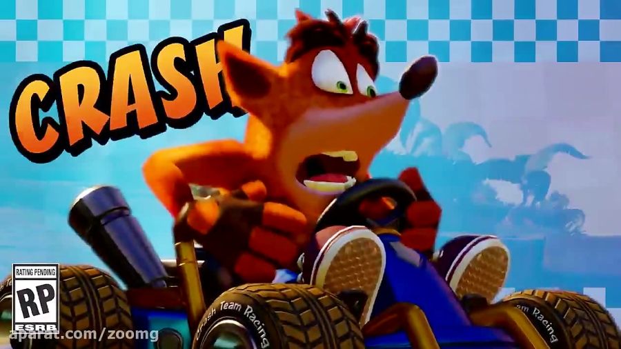 گیم پلی شخصیت Crash Bandicoot بازی Crash Team Racing Nitro-Fueled - زومجی