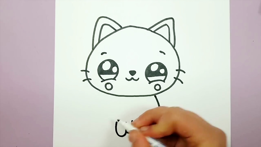 Comment Dessiner Un Chat Kawaii