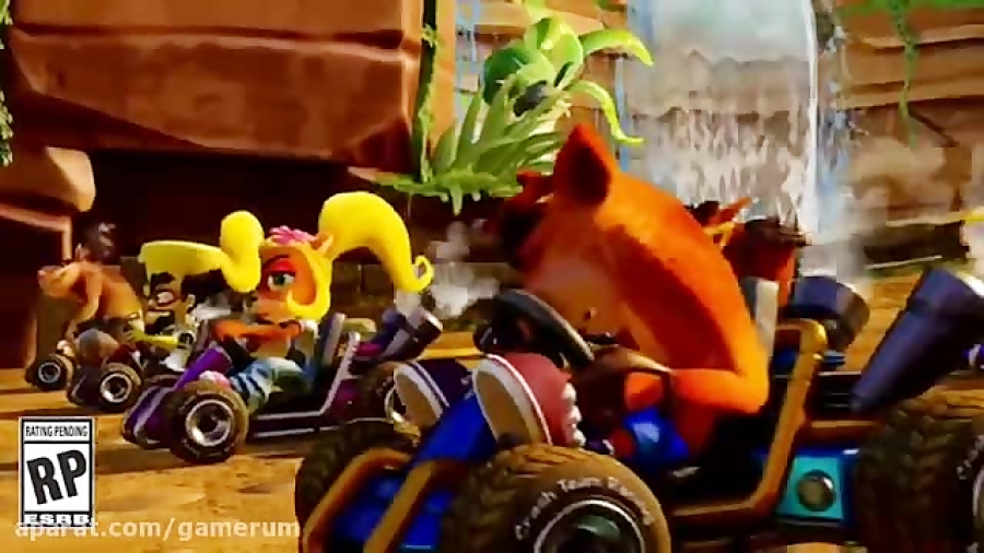 تریلری از شخصیت های بازی crash team racing