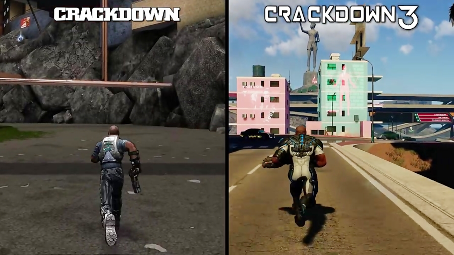 مقایسه بازی Crackdown 3 و Crackdown 1