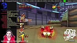رترو پلیر - بازی Crash Team Racing پلی استیشن 1