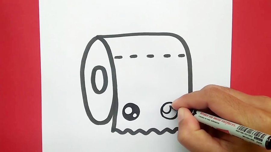 How To Draw A Cute Tissue Very Easy Draw Cute Things