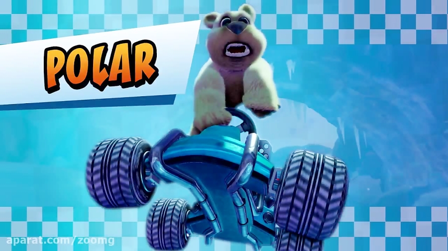 تریلر شخصیت Polar در بازی Crash Team Racing Nitro-Fueled - زومجی